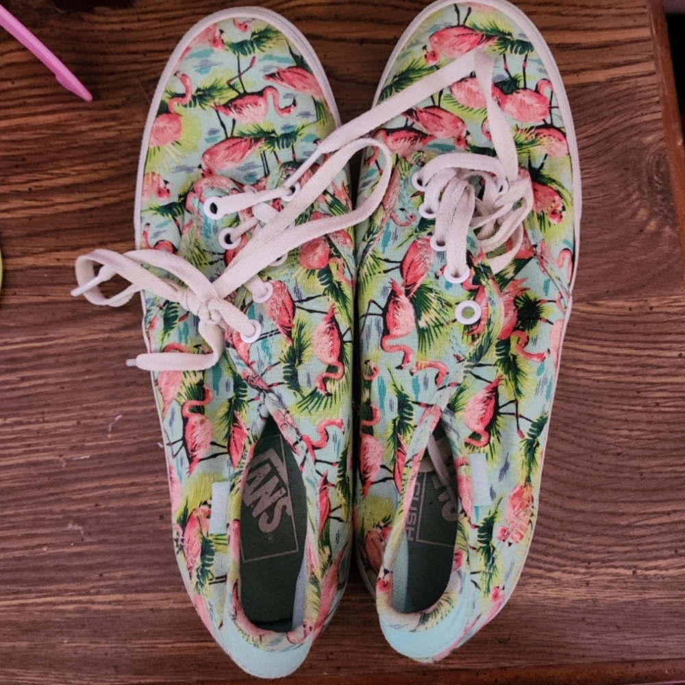 Vans Flamingo Print Women's Sneakers